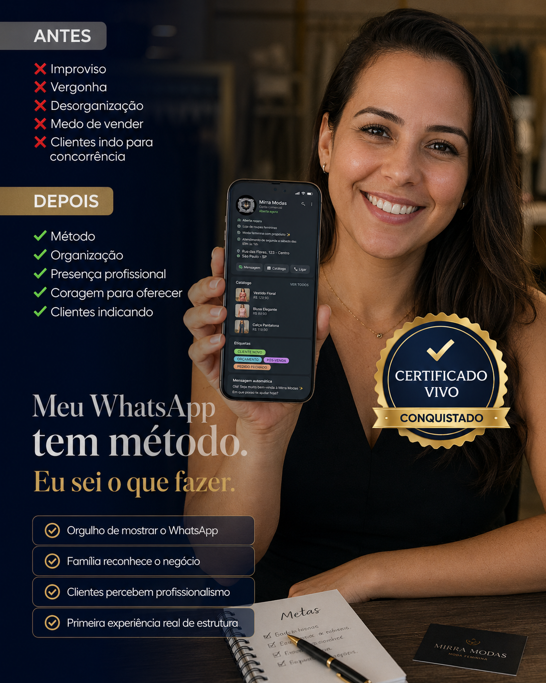 Certificado Vivo — Meu WhatsApp tem método